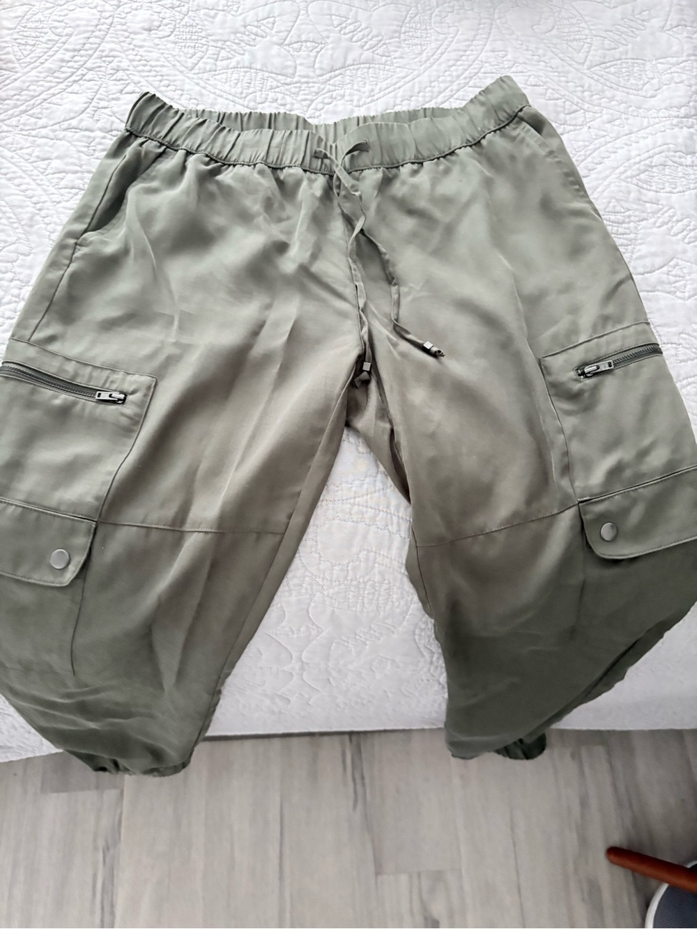 Banana Republic Olive Green Cargo Joggers